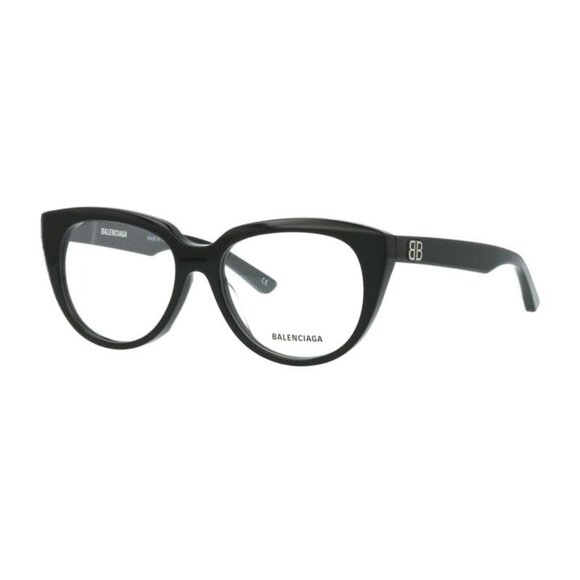 NEW BALENCIAGA EYEGLASSES BLACK WOMEN CAT EYE EYEWEAR - Picture 1 of 3